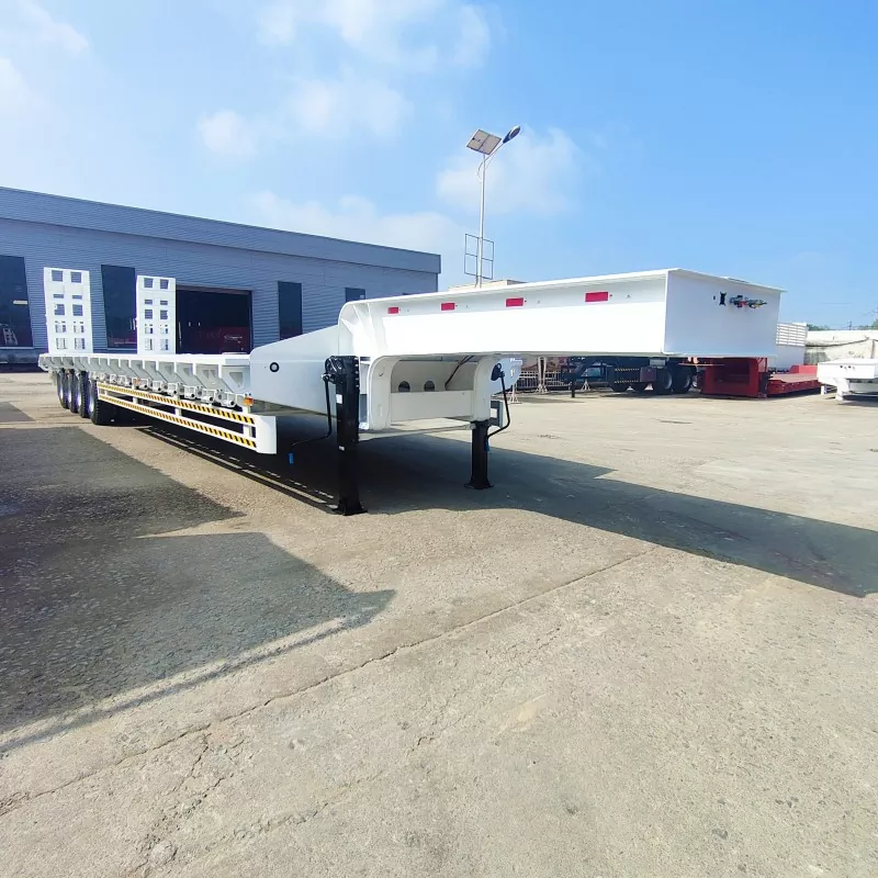 4 Ardatz Lowboy Semi Trailer