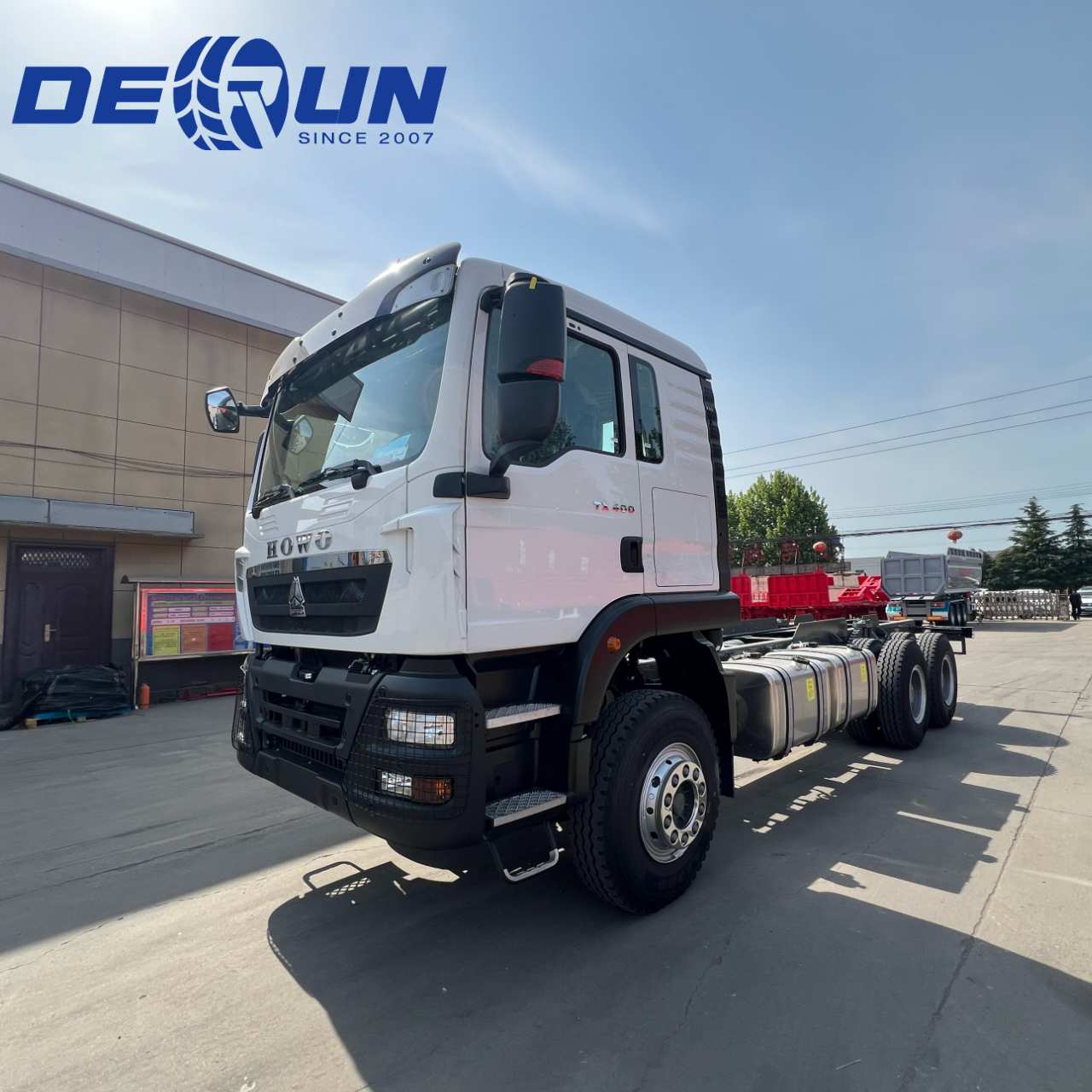 Sinotruk Howo 6x4 TX karga txasis kamioia Etiopiarako